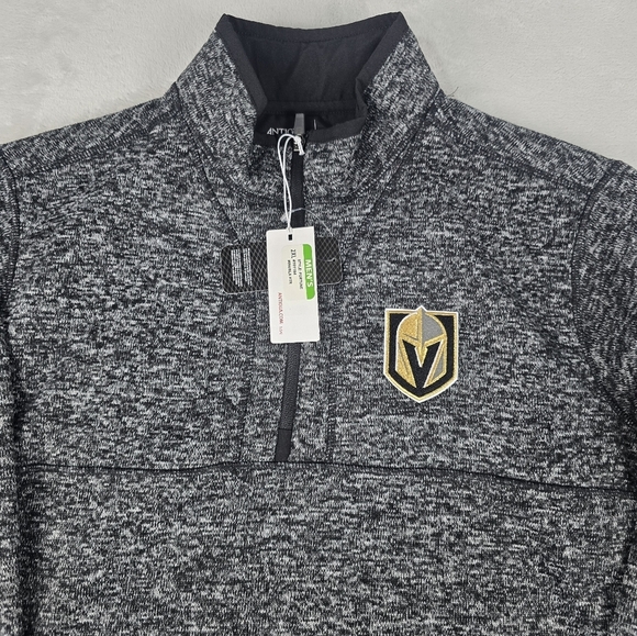 Antigua Mens 1/4 Zip Fleece  Pullover Sweater NHL Vegas Golden Knights 2XL - Picture 3 of 7
